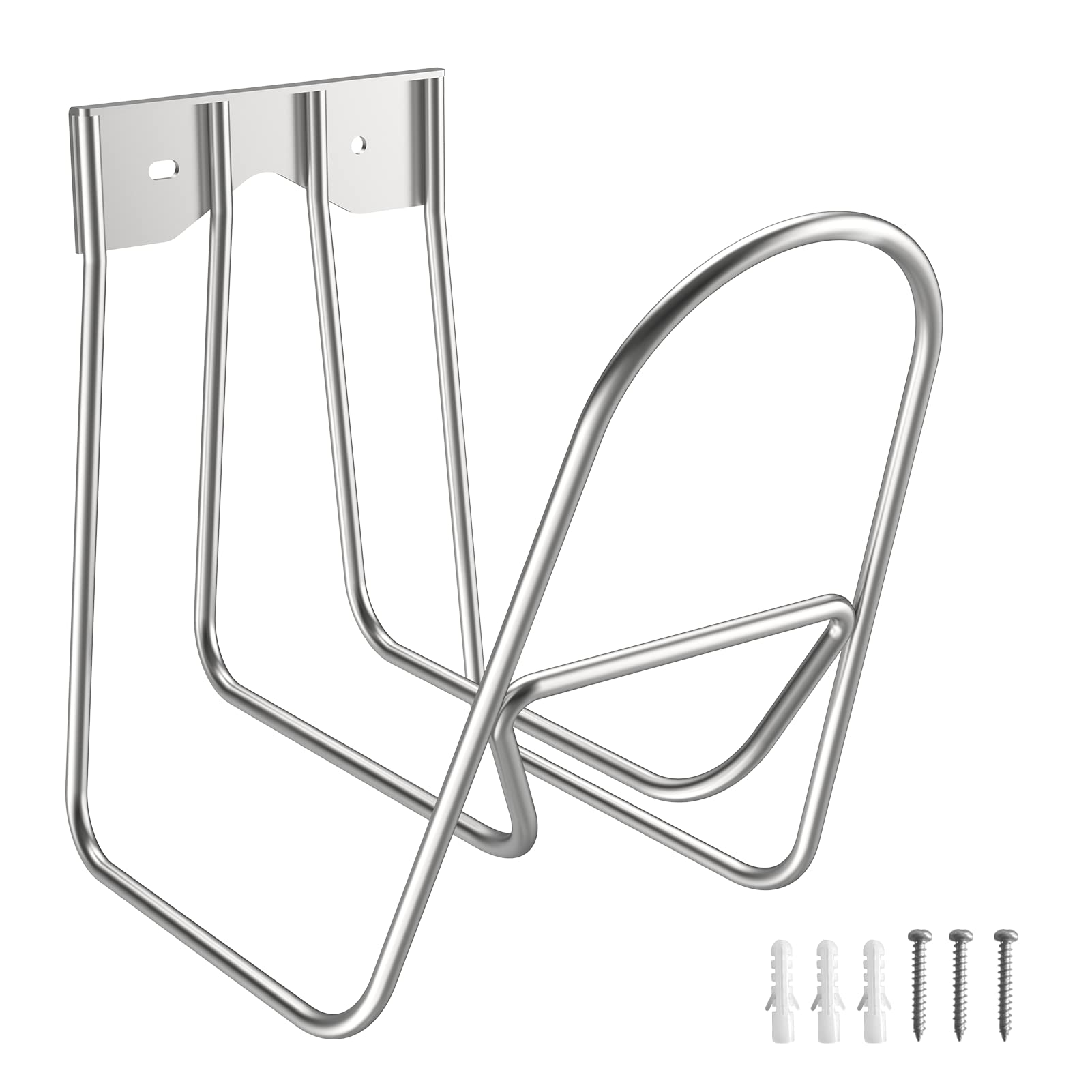 Heavy Duty Garden Hose Holder - Large Wall Mount Hose Reel Hanger for Outdoor Use, Rust-Free Water Hose Organizer Holds Up to 180ft - Perfect for Yard, Lawn, and Garden Watering Systems
