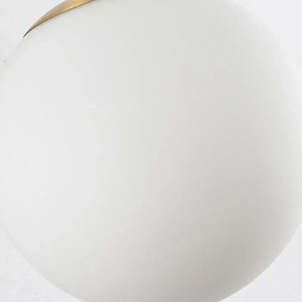 Opalescent Glass Globe Modern Wall Lights - Elegant Home Decor for Living Room, Bedroom & Hallway Lighting