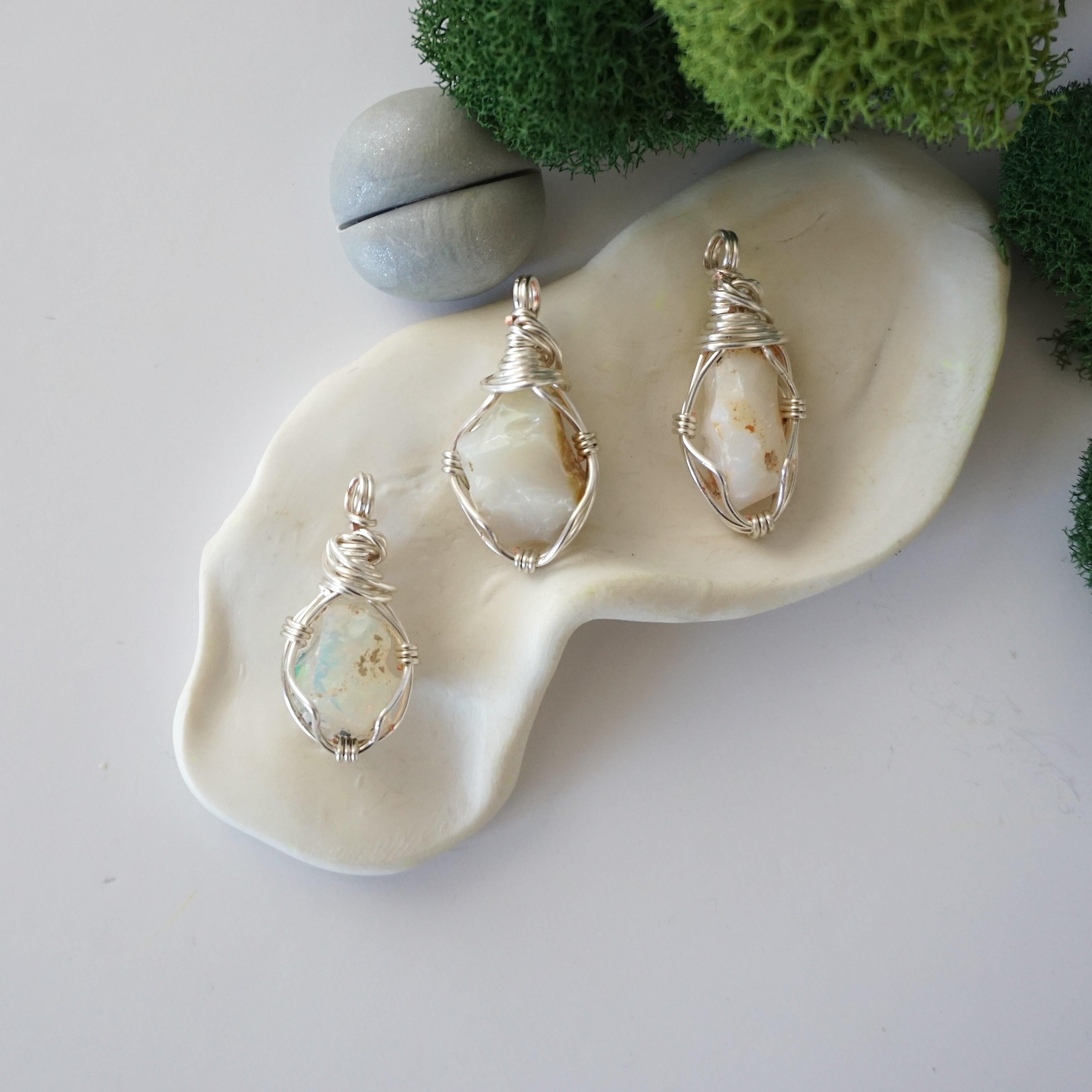 Opal Crystal Birthstone Necklace - Elegant & Personalized Jewelry Gift for Women, Mothers, Daughters | Perfect for Birthdays, Anniversaries, Valentine's Day