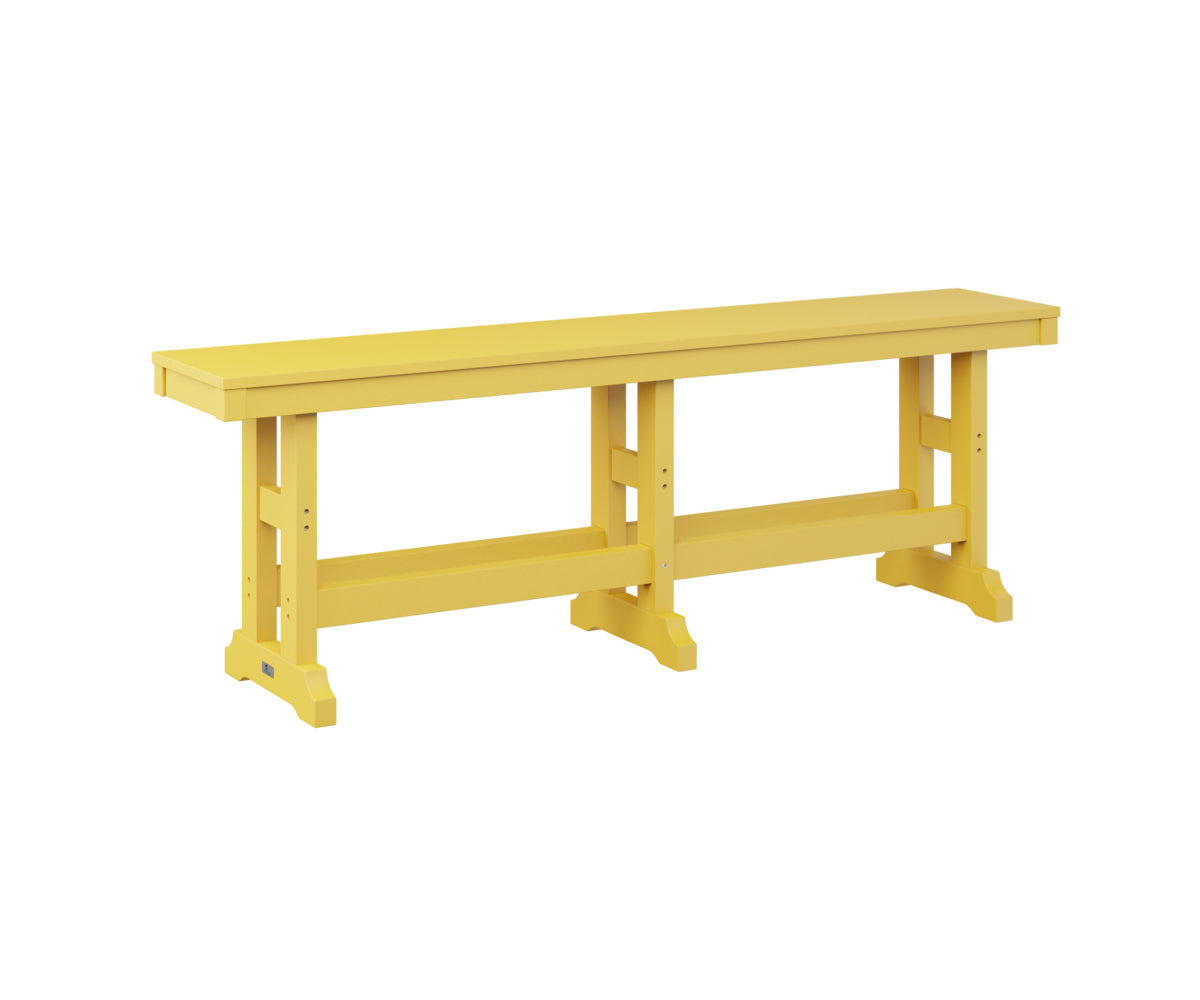 Berlin Gardens Garden Classic 66-Inch Outdoor Counter Height Bench - Perfect for Patio, Deck, Garden & Backyard Dining