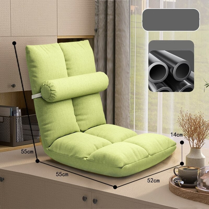Comfortable Tatami Foldable Recliner Sofa Chair - Adjustable Backrest for Living Room, Bedroom & Outdoor Relaxation | Perfect for Lounging, Napping & Reading