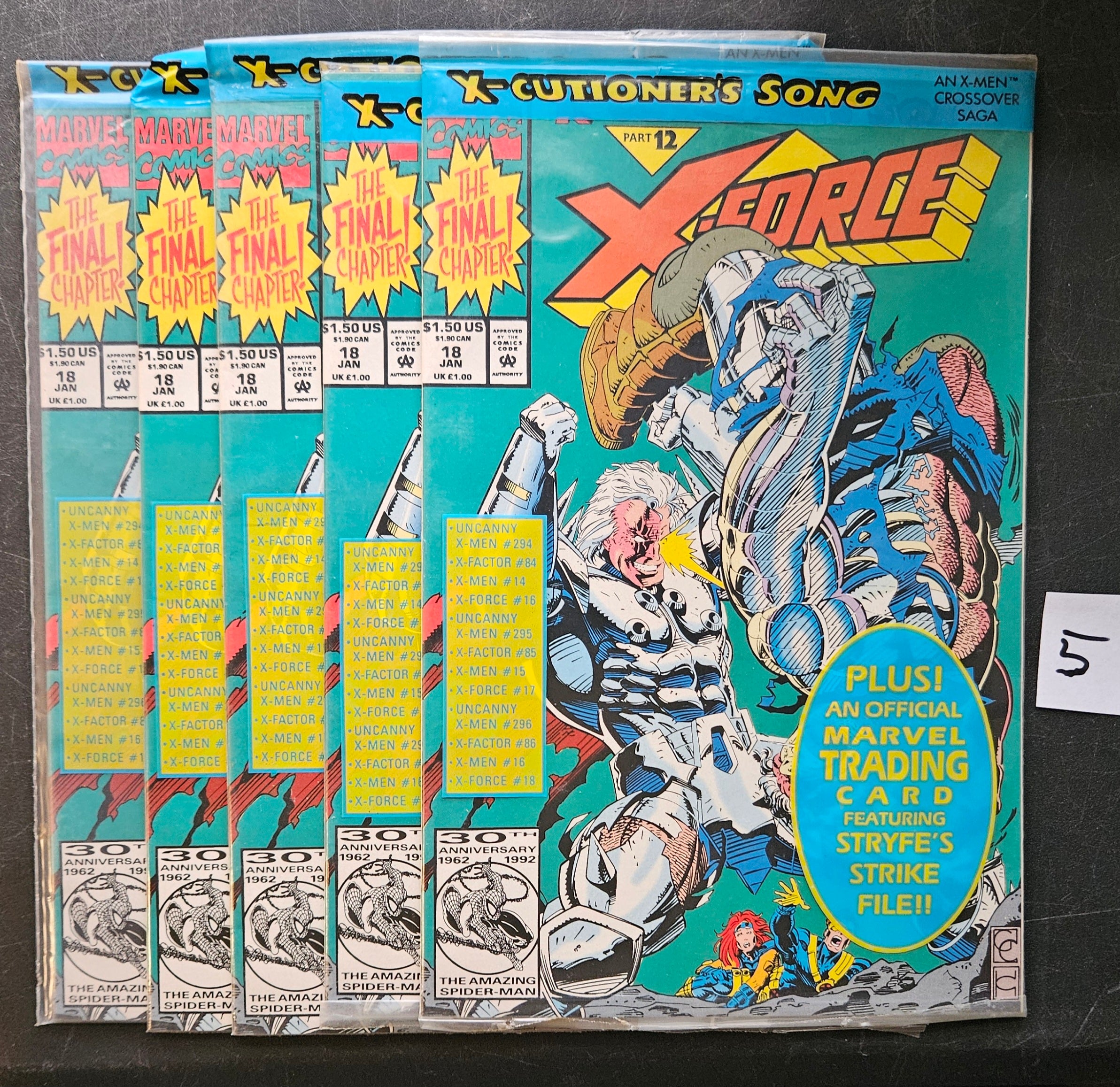 X-Force X-Cutioner's Song Vol. 1 #18 January 1993 Marvel Comics - Rare Collectible Comic Book for Marvel Fans & Comic Collectors | Perfect for Display, Gifts & Investment