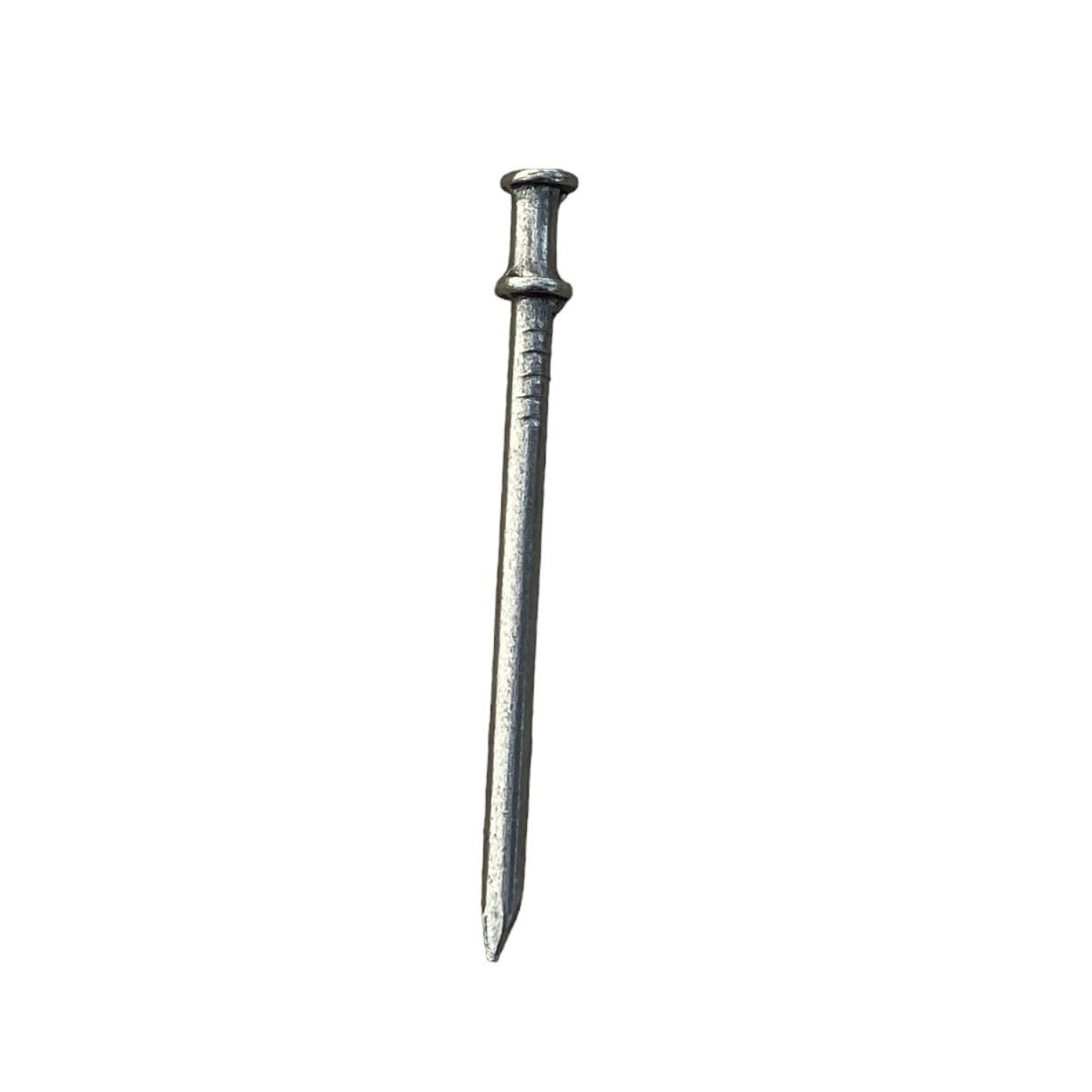 Sandbaggy 8d Duplex Nails (2.55 Inch) - Heavy Duty 10 Gauge Steel Construction Nails with Smooth Shank & Double Head - 2500 Pack for Concrete Forms, Scaffolding, Temporary Structures & DIY Projects
