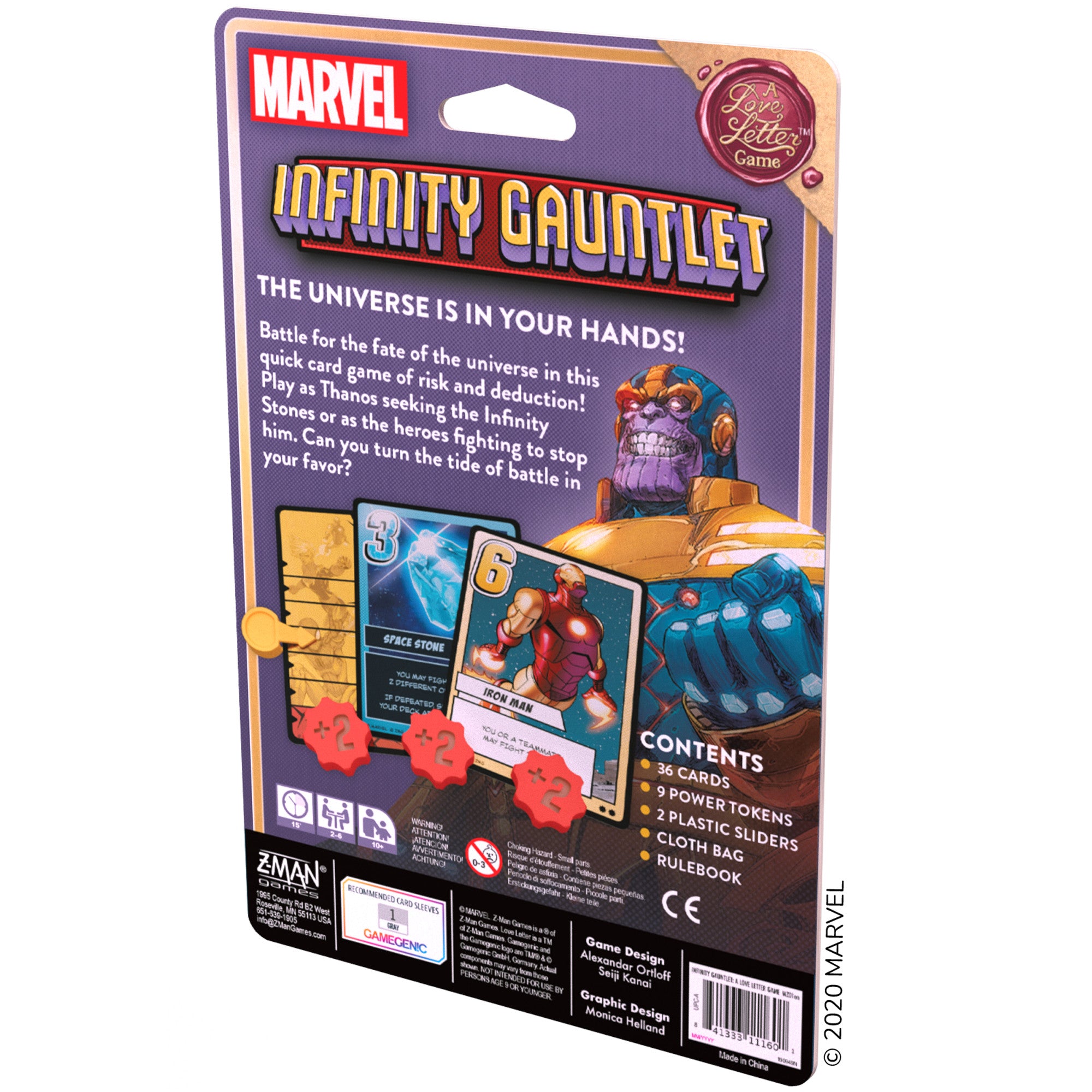 Infinity Gauntlet: A Love Letter Strategy Card Game - Perfect for Marvel Fans, Game Nights & Collectors
