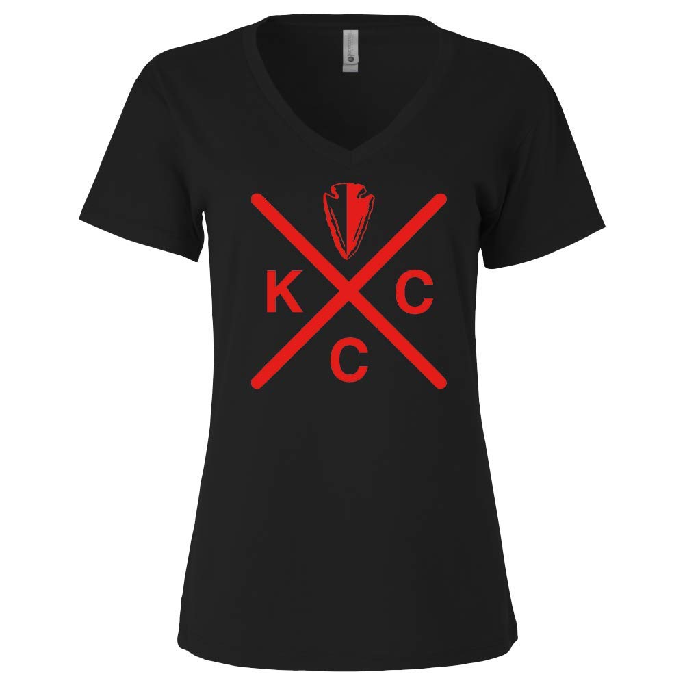 America's Finest Apparel Kansas City KCC Compass - Women's Fashion T-Shirt | Premium Cotton Graphic Tee for Casual Wear, Street Style & Everyday Outfits