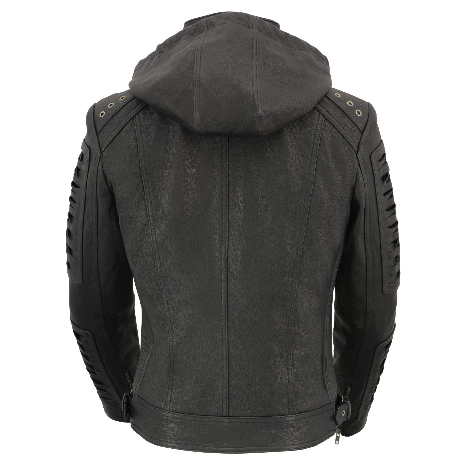 Milwaukee Leather Women's Premium Hooded Casual Fashion Jacket | Stylish Outerwear for Everyday Wear & Outdoor Activities