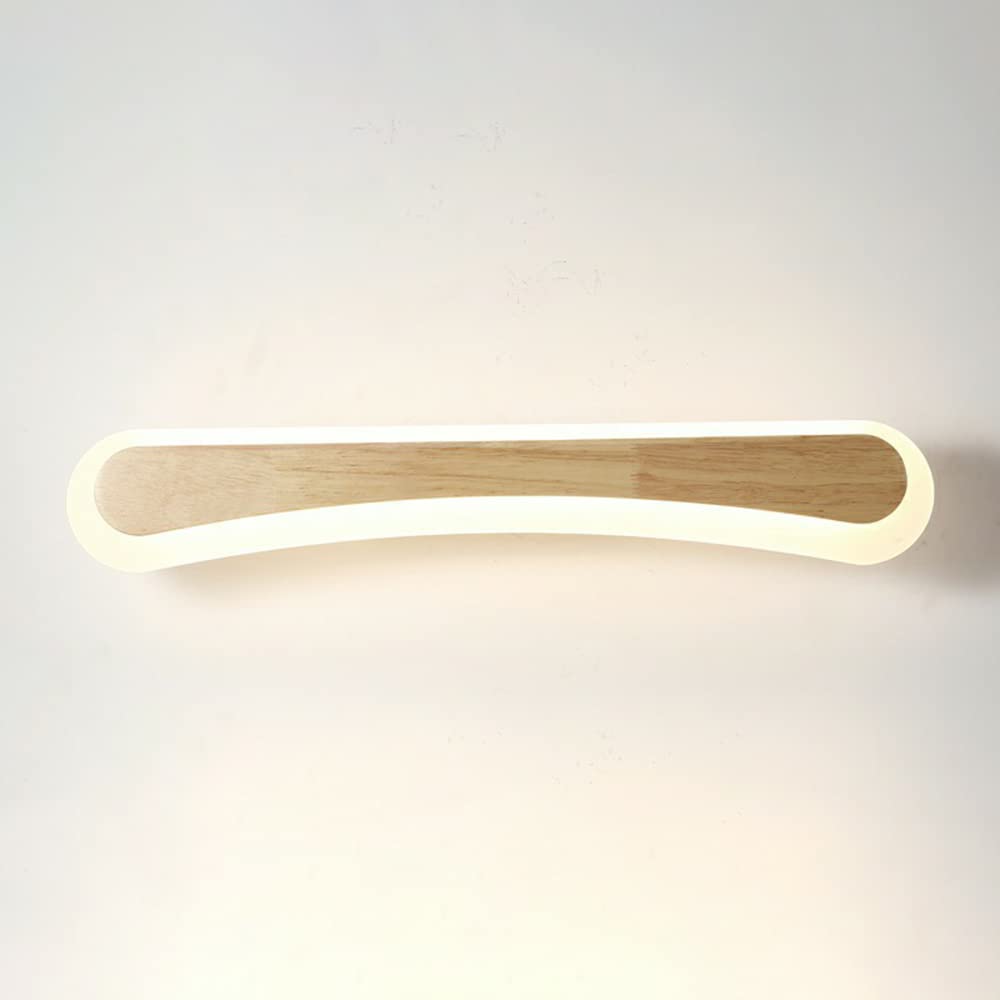 Modern Minimalist Wood LED Vanity Sconce Lights - 16