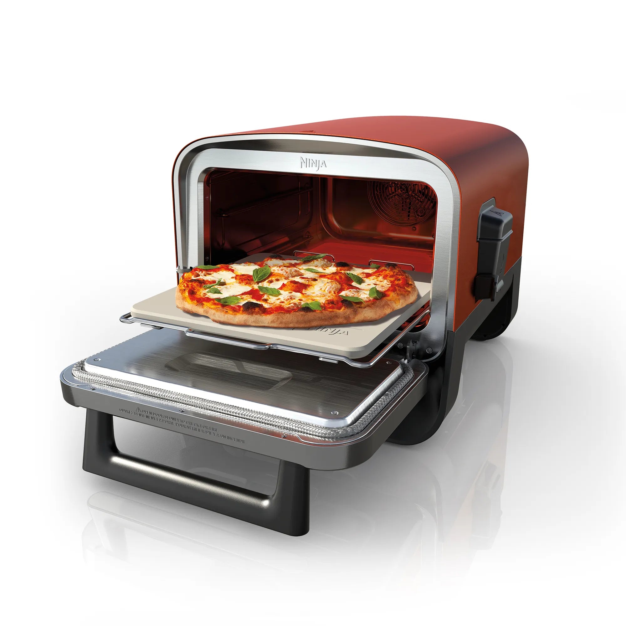 Ninja Woodfire Outdoor Grill & Smoker - Portable BBQ Oven for Backyard, Camping & Tailgating - Perfect for Grilling, Smoking, Baking & Roasting