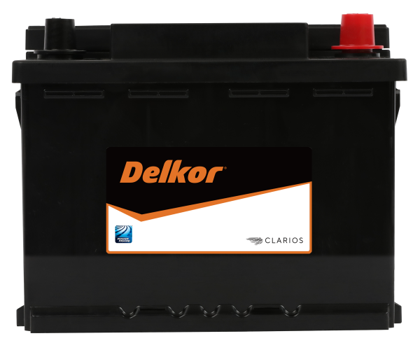 Delkor DIN55LH Calcium Battery 56219 - Replacement for Varta D15 - High-Performance Car Battery for Reliable Starting Power in Cold Weather & Daily Commuting