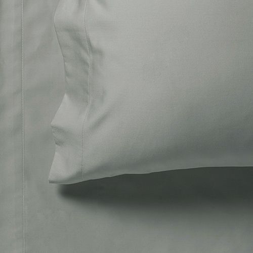 1000 Thread Count Ultra Soft Grey Bed Sheet Set - Single Size Flat & Fitted Sheets for Luxurious Comfort | Perfect for Home, Hotel, and Guest Room Use