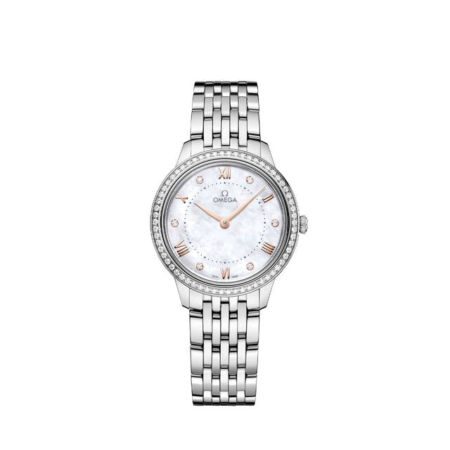 Omega De Ville Prestige 30mm Quartz Watch 434.15.30.60.55.001 - Luxury Swiss Timepiece for Men, Business & Formal Occasions