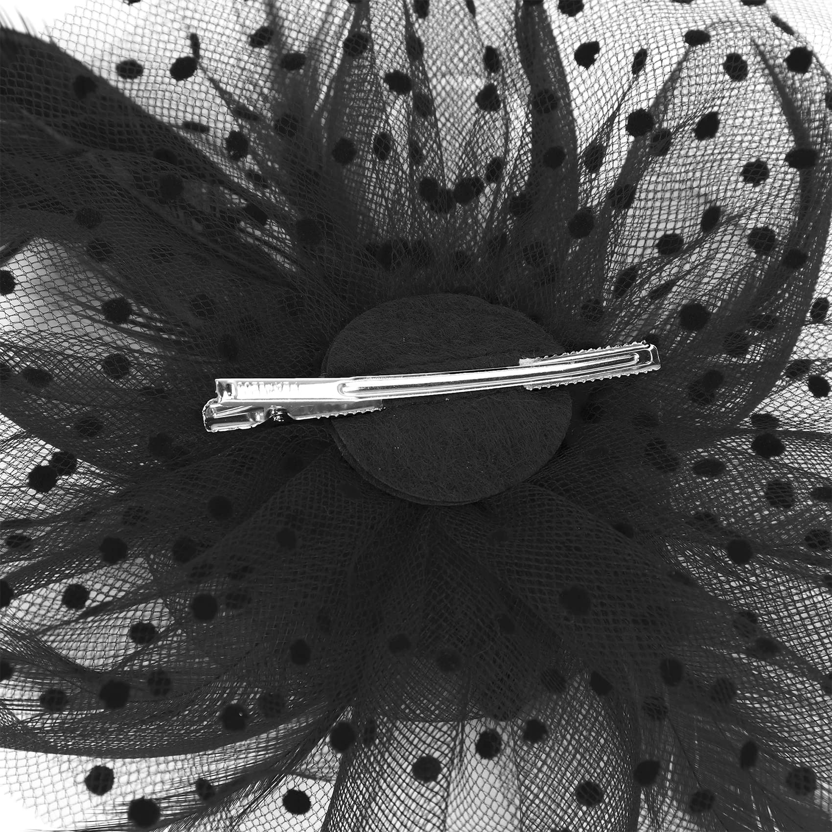 Elegant Women's Durio Fascinators with Mesh & Feathers - Tea Party, Kentucky Derby 2024, Church Hats & Hair Clips - Perfect for Weddings, Races & Special Occasions