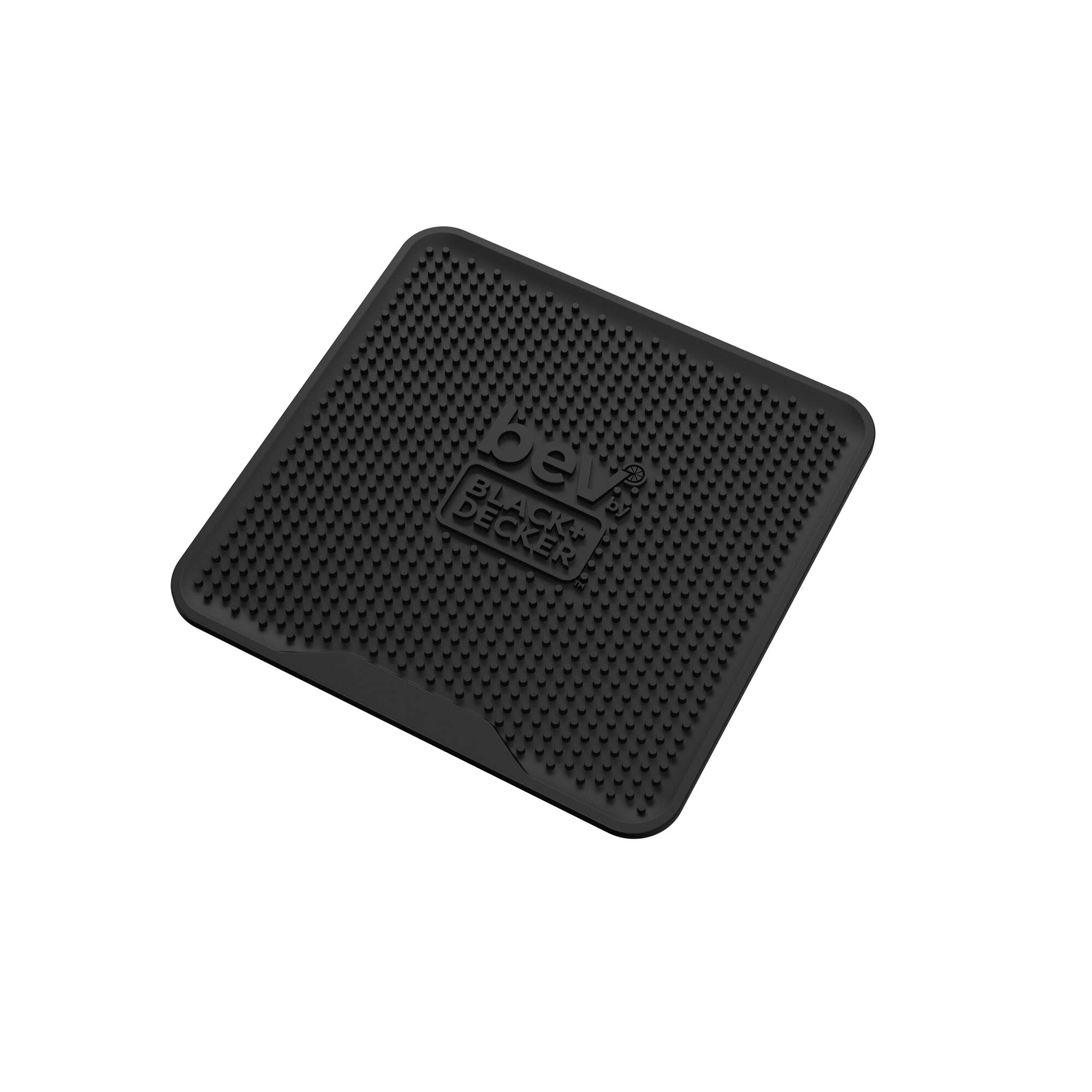 BLACK+DECKER BEBM120 Cocktail Maker Bar Mat - Dishwasher Safe, Non-Slip Drink Mixing Surface for Home Bars, Parties & Professional Use