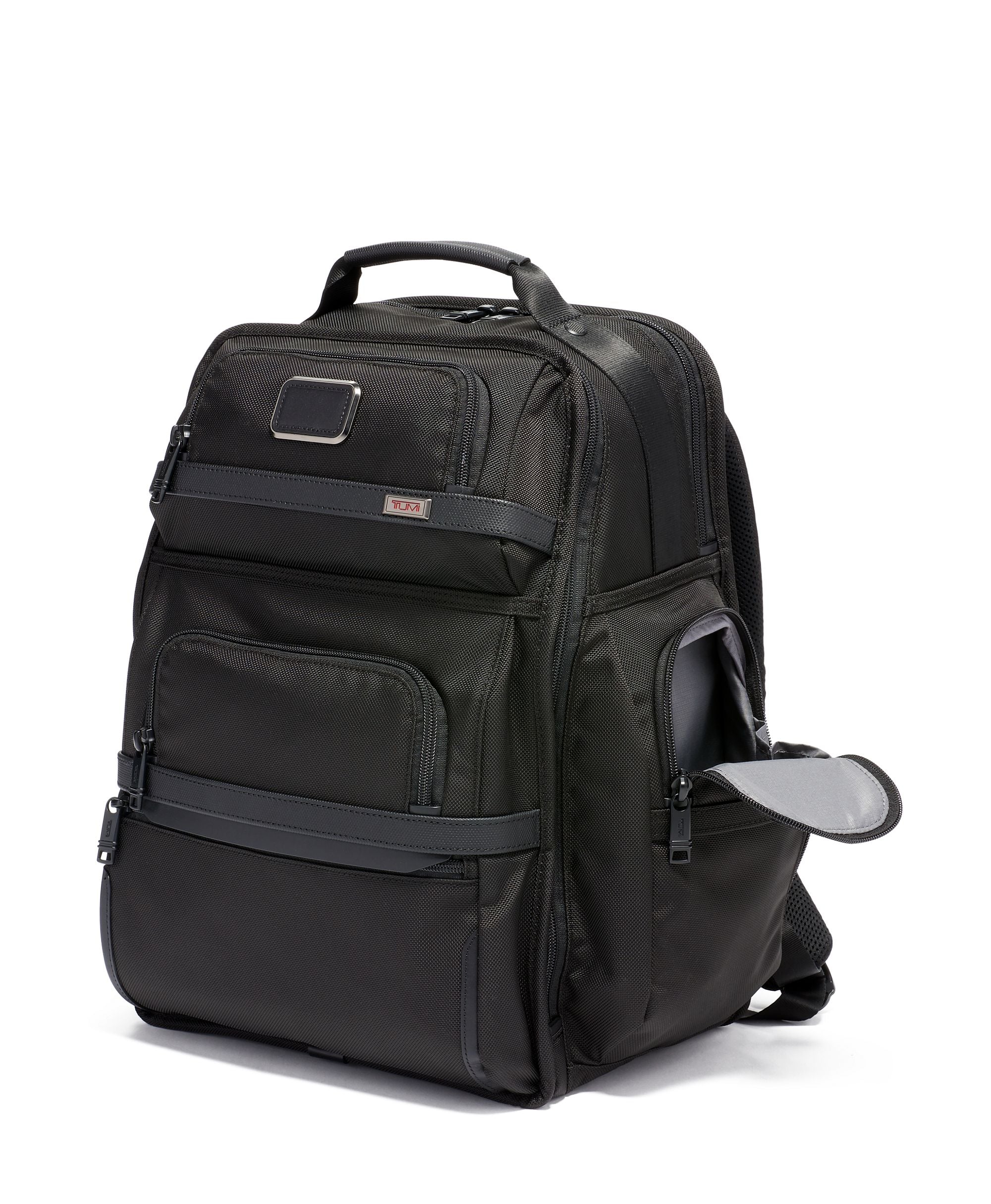 Tumi Alpha Business Backpack - Premium Leather Laptop Bag for Men & Women - Water-Resistant Travel & Work Backpack for Professionals, Commuters & Students - Fits 15.6