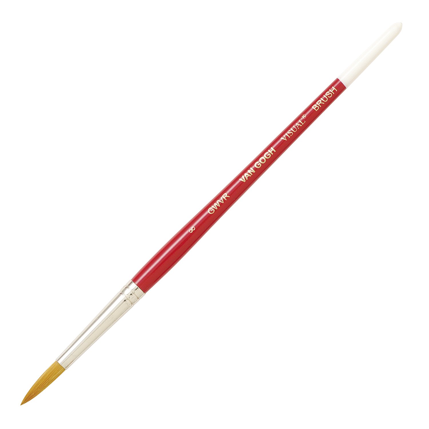 Van Gogh Watercolor Paint Brush Set - GWVR Series Round #8 - Professional Artist Brush for Watercolor Painting, Acrylics & Gouache - Perfect for Canvas, Paper & Mixed Media Art Projects