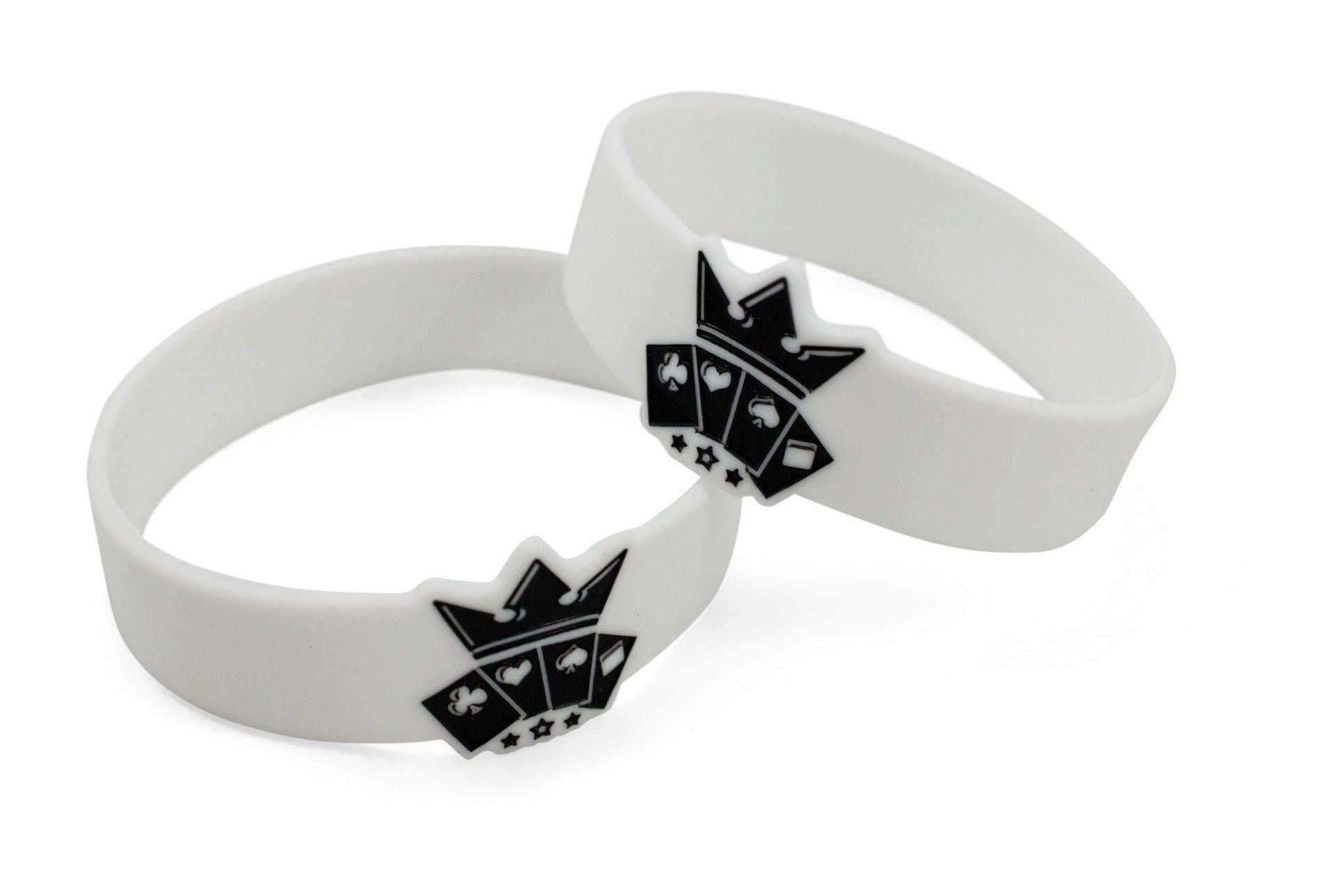 Premium White Wristband - Comfortable & Stylish Sports Bracelet for Running, Gym & Workouts - Breathable Sweatband for Men & Women - Ideal for Fitness, Yoga & Outdoor Activities