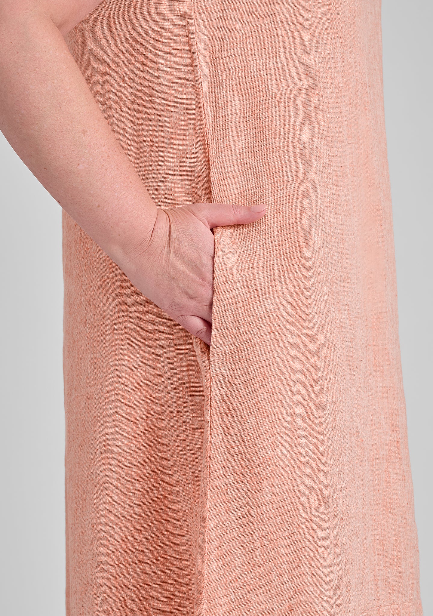 Tahira Linen Dress for Women | Breathable Summer Maxi Dress | Perfect for Beach Vacations, Weddings & Casual Outings