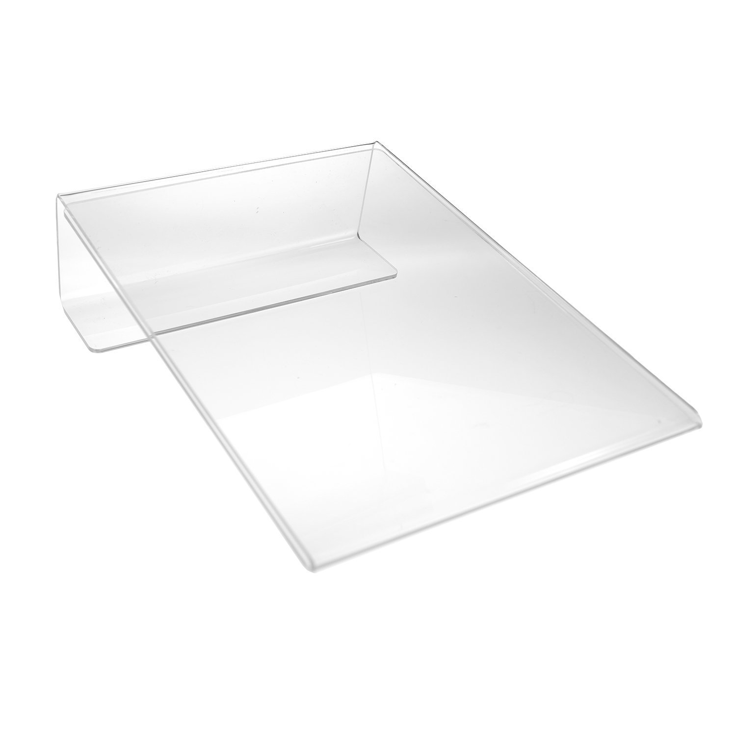 Clear Acrylic Cubicle Sign Holder - Professional Name Plate & File Organizer for Office Desk - Perfect for Business Directories, Employee Badges, and Document Display