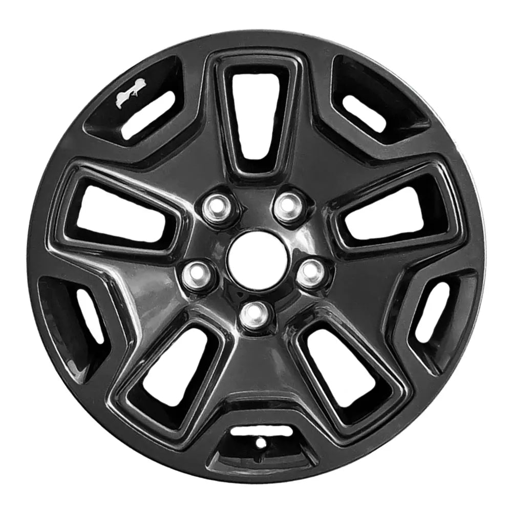 17 Inch Jeep Wrangler OEM Wheels ALY09118 (2013-2018) - Black 1XA50RXFAA Replacement Rims for Off-Road & Daily Driving