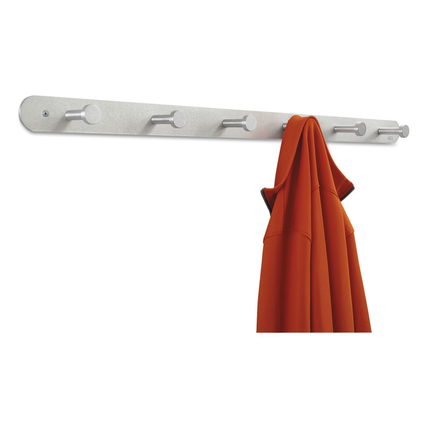Safco SAF4202 Nail Head Coat Hook - Heavy Duty Wall Mounted Hooks for Jackets, Hats, Bags & Accessories - Perfect for Entryway, Mudroom, Closet & Bathroom Organization