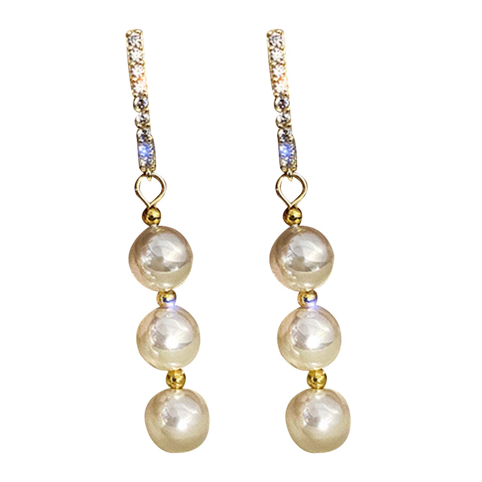Bohemian Pearl Shell Acrylic Earrings for Women - Elegant Matching Jewelry Set | Perfect Gift for Birthday, Anniversary & Beach Weddings