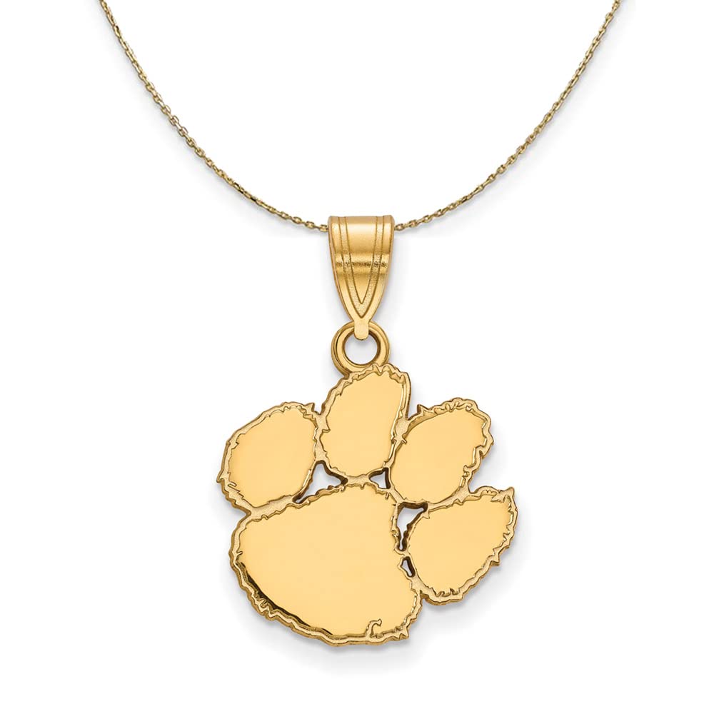 14k Yellow Gold Clemson U Necklace - Perfect for Gifts & Special Occasions