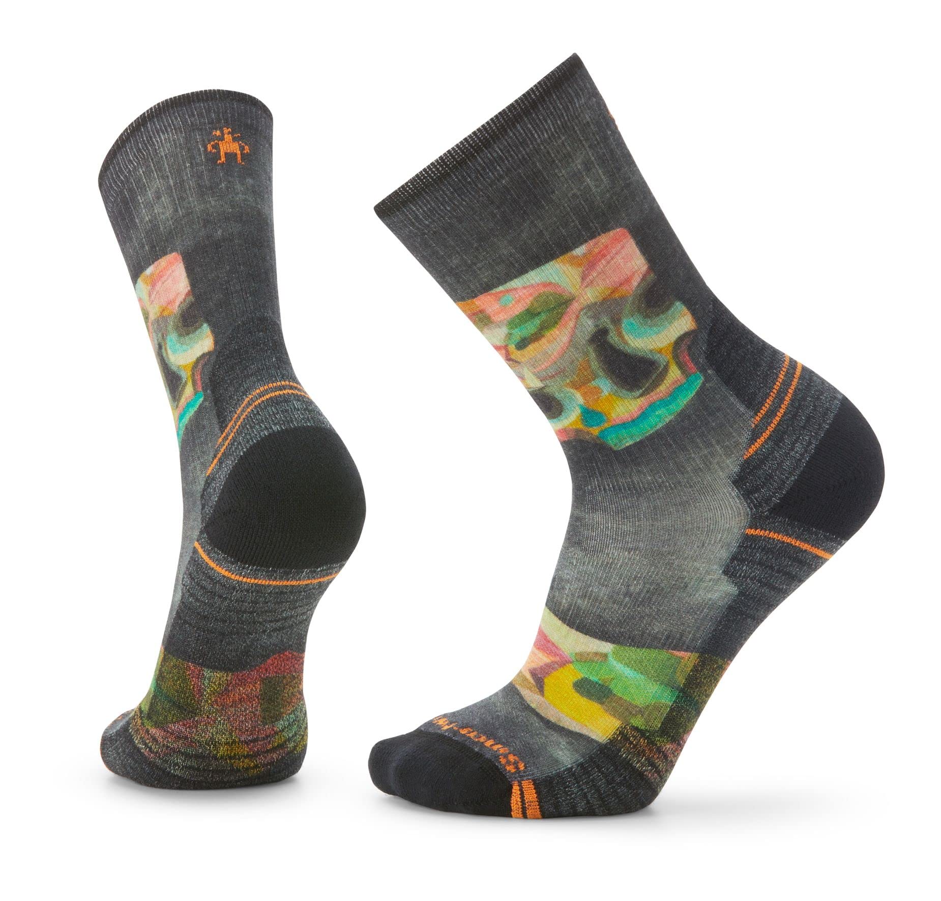 Smartwool Men's Hike Light Cushion Def Lyfe Print Crew Socks - Moisture-Wicking Hiking Socks for Outdoor Adventures & Daily Wear