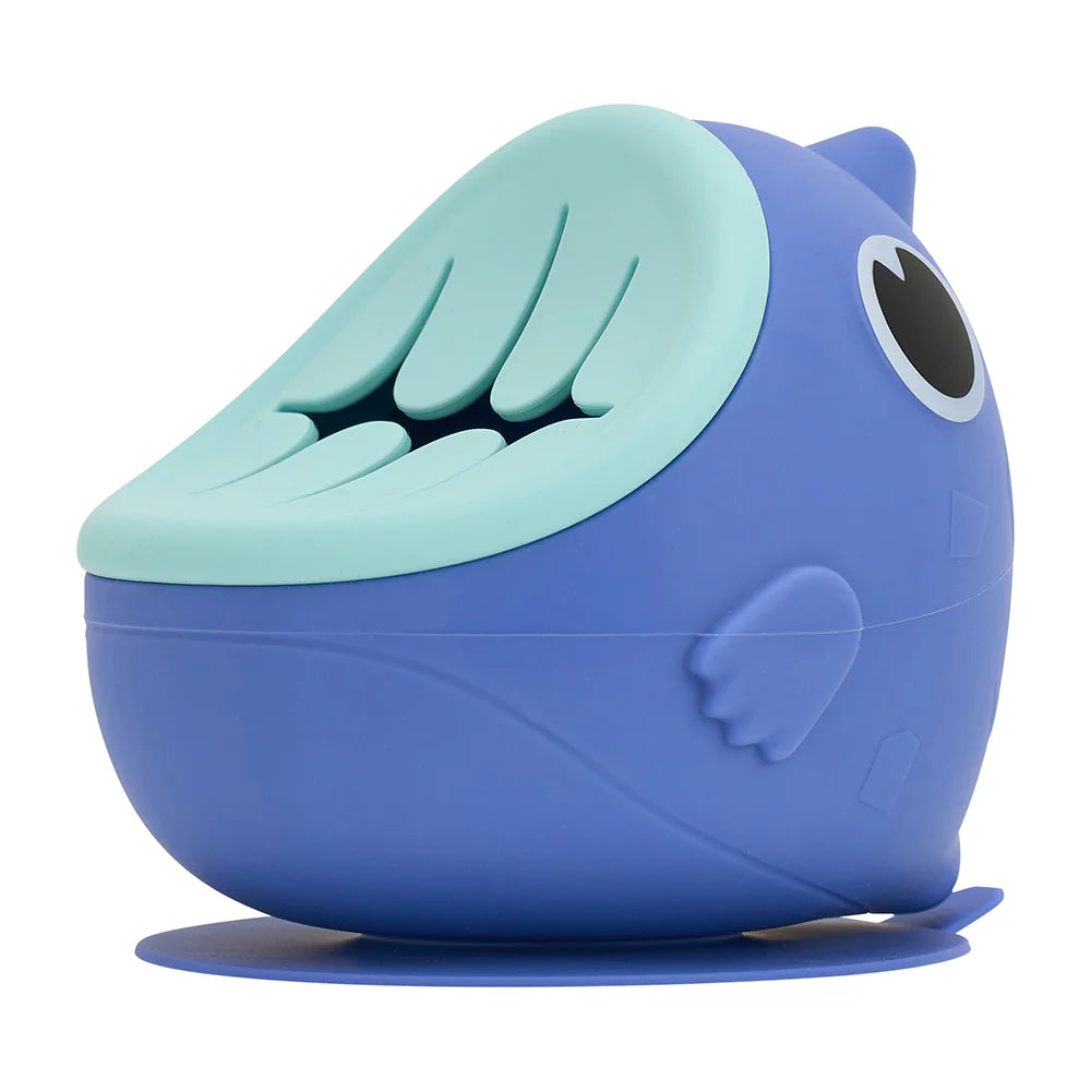 Annabel Trends Dinosaur Snack Bowl - Blue Ceramic Kids Dish for Snacks, Fruits & Cereal - Fun Dino-Themed Tableware for Birthday Parties, Picnics & Everyday Use