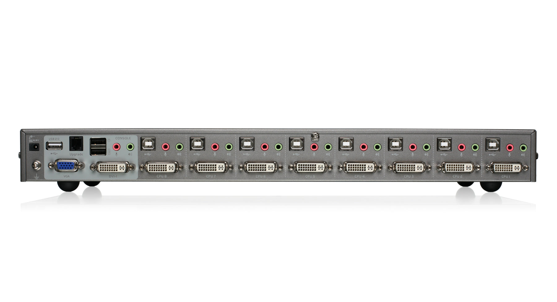 8 Port DVI KVMP Switch with VGA Support - TAA Compliant USB KVM Switch for Multiple Computers - Ideal for Office, Data Center & Home Workstation Setup