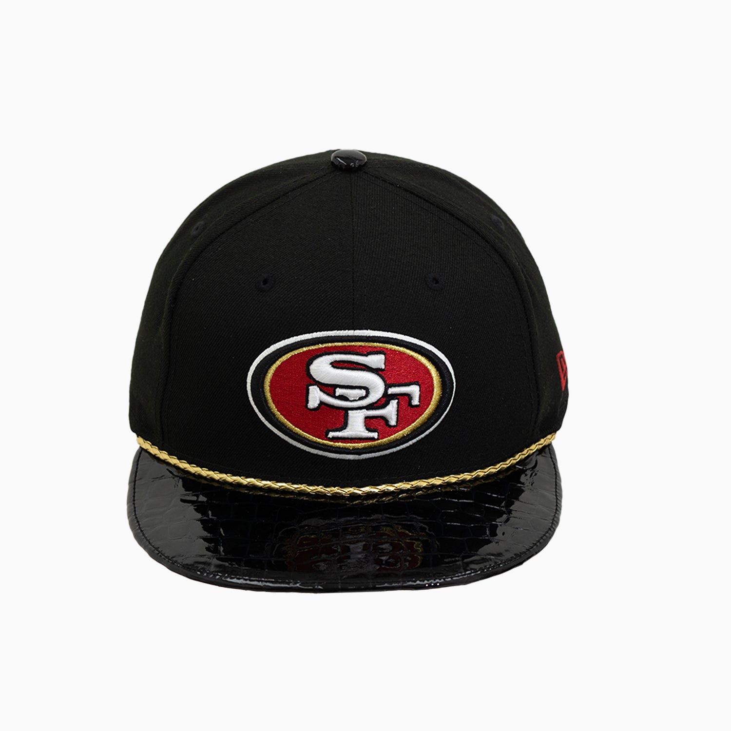 Breyer's Buck 50 San Francisco 49ers Hat with Leather Visor - Official NFL Football Cap for Men & Women - Perfect for Game Day, Tailgating, and Sports Fan Gifts