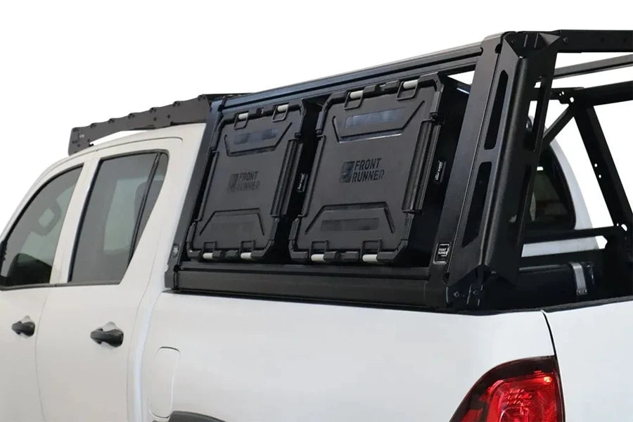 Front Runner Outfitters Twin Wolf Pack Pro Cargo System Bracket - Heavy Duty Roof Rack Mounting Kit for Off-Road Vehicles & Adventure Gear Storage | Perfect for Jeep, Truck & SUV Overlanding Trips