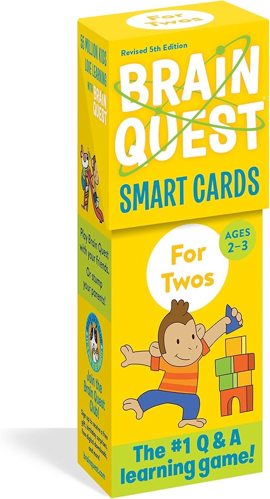 Brain Quest Smart Cards - #1 Educational Q&A Learning Game for Toddlers Ages 2-3 | Fun Preschool Learning Activities & Early Childhood Development Toys for Home & Classroom Use
