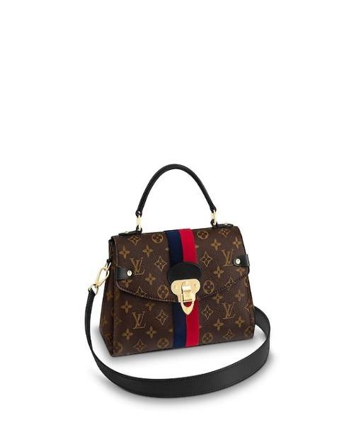 Louis Vuitton Georges MM Monogram Marine Cerise Crossbody Bag - Luxury Designer Handbag for Women, Perfect for Work, Travel & Evening Events