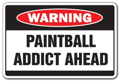 Paintball Warning Sign for Players - 14