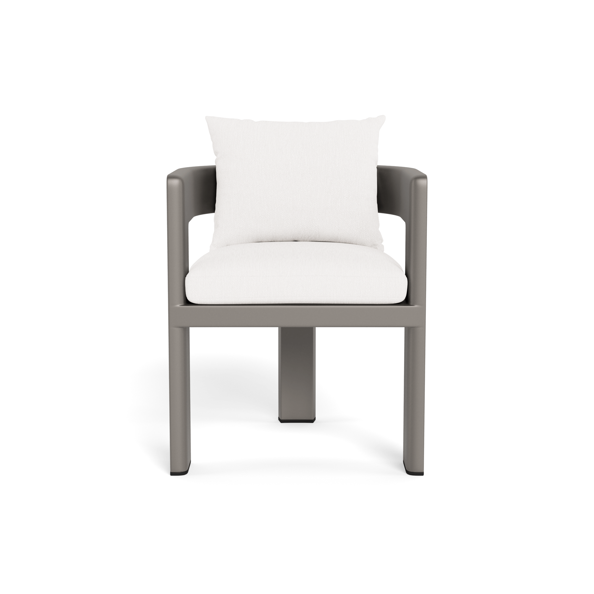 Victoria Aluminum Dining Chair - Modern Outdoor Patio Furniture for Garden, Poolside, and Restaurant Use