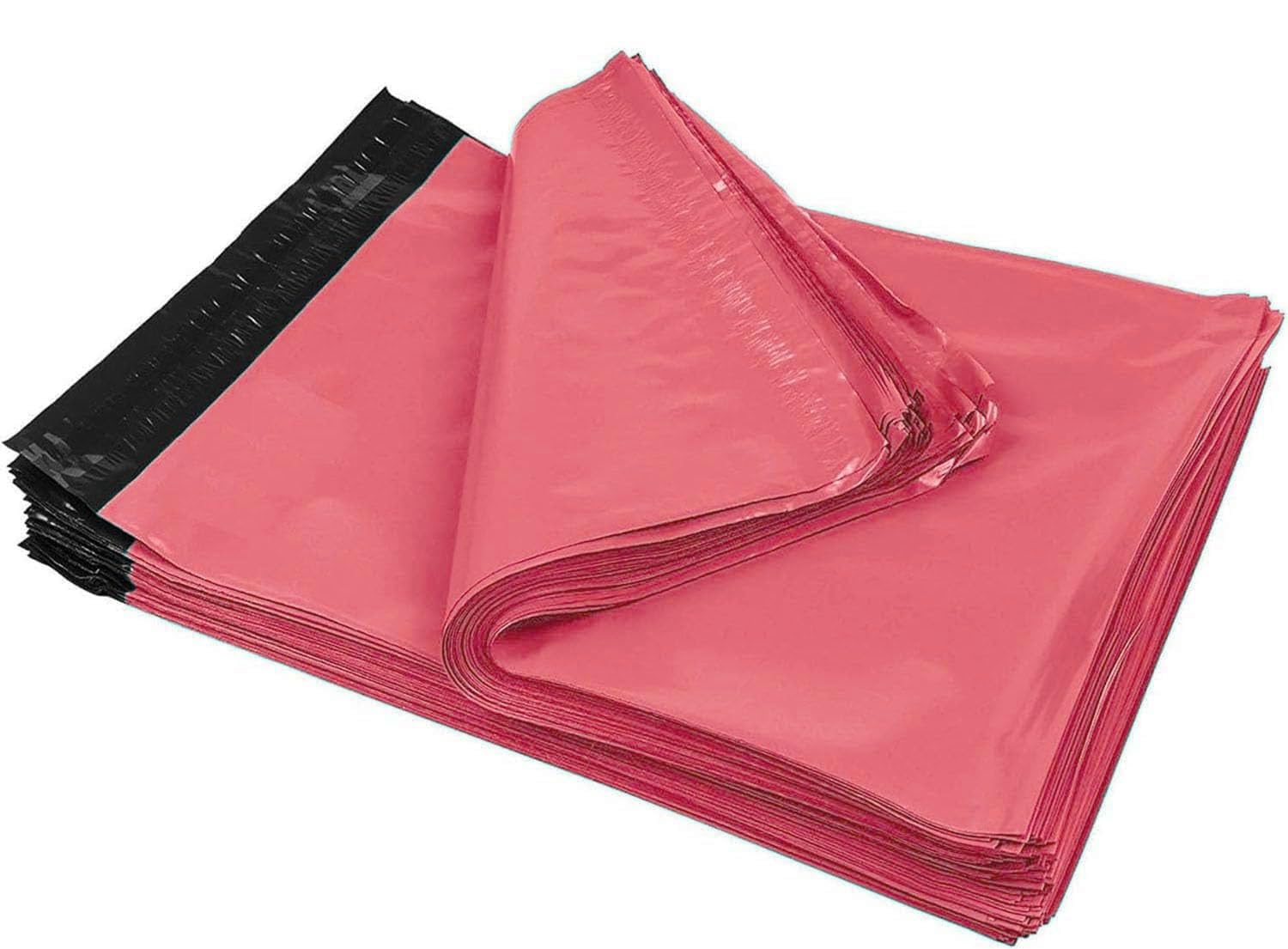 100-Pack 10x13 Inch Hot Pink Poly Mailer Envelopes - Waterproof Shipping Bags for Ecommerce, Clothing, Jewelry & Small Business Packaging