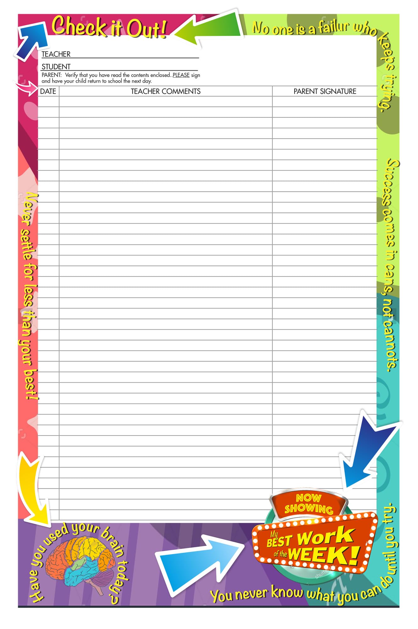 Hammond and Stephens 082124 Tyvek School Homework Envelope - 10