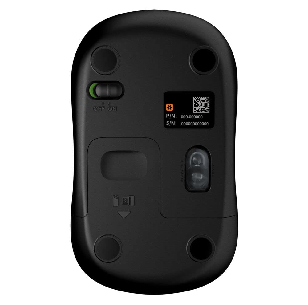 Logitech M325 Wireless Mouse with Smooth Scrolling for Web Browsing - Light Silver - Perfect for Office, Home & Travel Use