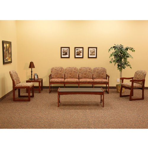 FixtureDisplays® Prairie Two Seat Sofa - Modern Fabric Loveseat with Sturdy Wooden Legs, Neutral Beige (1041648-NF) - Perfect for Living Rooms, Apartments, and Cozy Reading Nooks