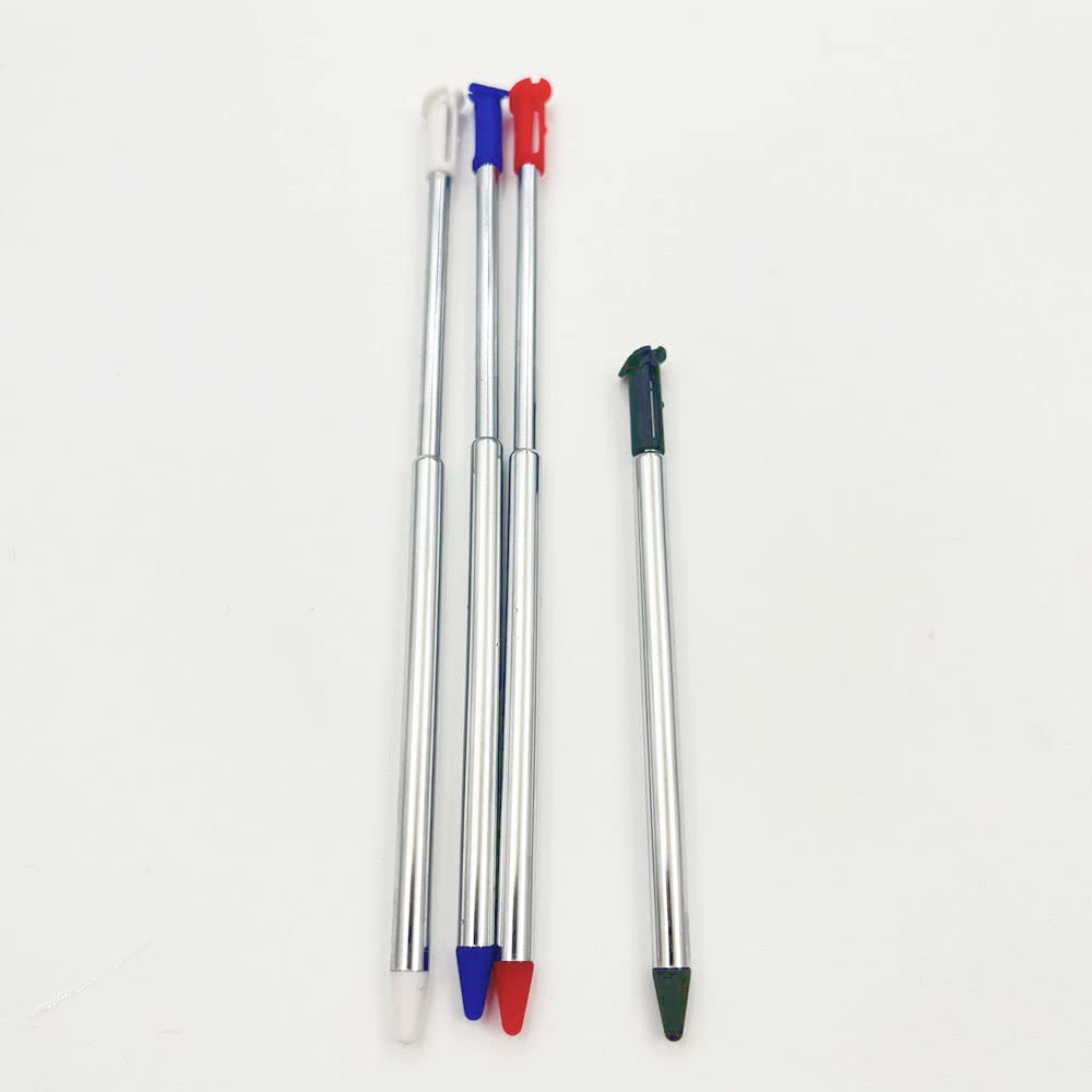Premium Metal Adjustable Touch Stylus Pen for Nintendo 3DS XL/New 3DS/2DS - White | Precision Stylus for Gaming, Drawing & Note Taking | Perfect for Kids & Adults