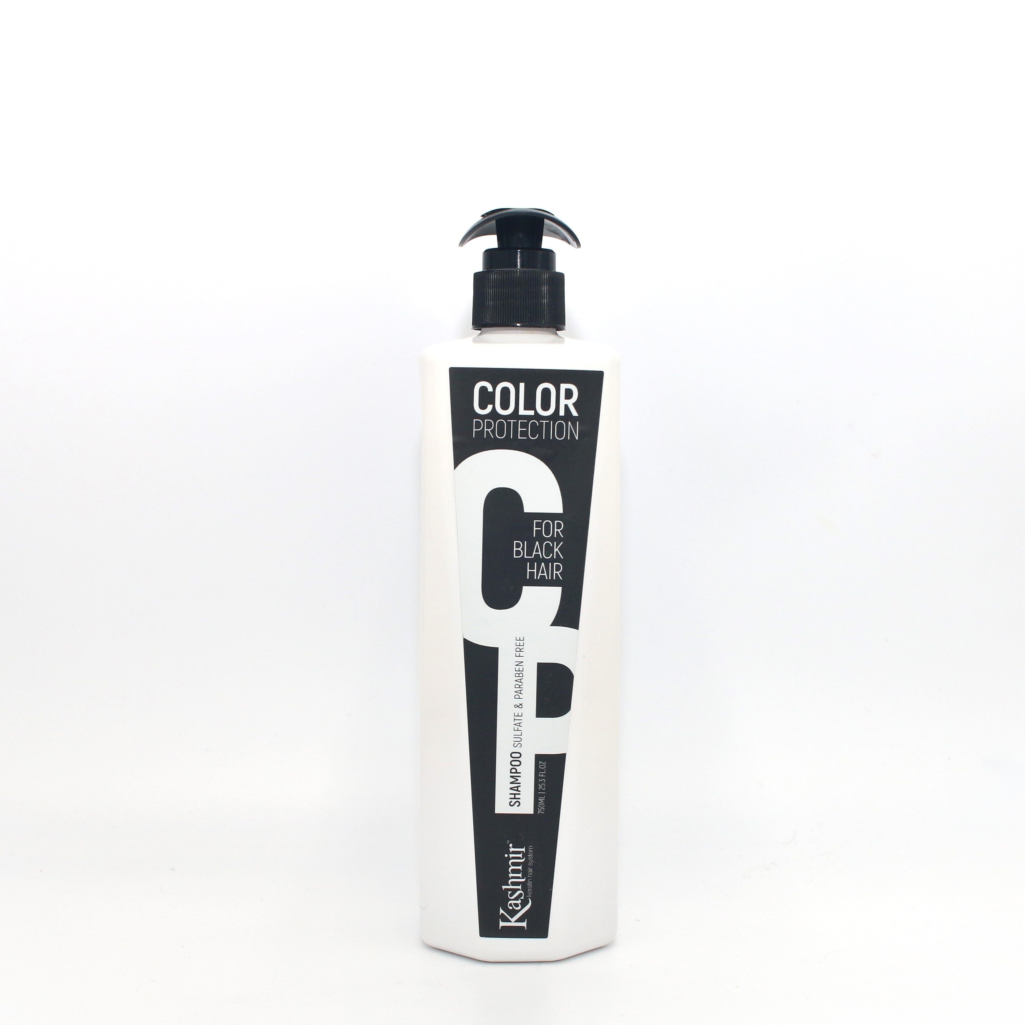 KASHMIR Color Protection Shampoo for Black Hair - 25.3 oz | Sulfate-Free Formula for Vibrant, Long-Lasting Color | Perfect for Color-Treated, Dry, or Damaged Hair at Home or Salon Use