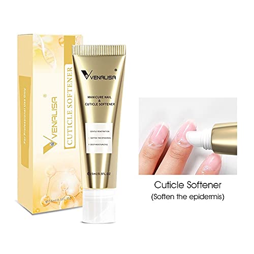 Venalisa 15ml Cuticle Oil & Nail Softener - Moisturizing & Strengthening Treatment for Gel Nails, Manicures & Dry Cuticles | Nourishing Care for Healthy Nails & Skin | Perfect for Home & Salon Use