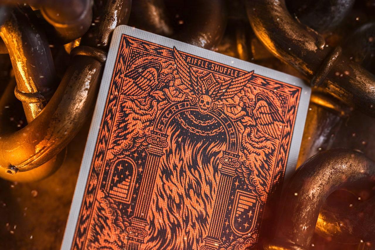 Sacred Fire Playing Cards - Premium Eternal Flame Design for Poker, Magic Tricks & Collectors | Perfect for Game Nights, Gifts & Cardistry