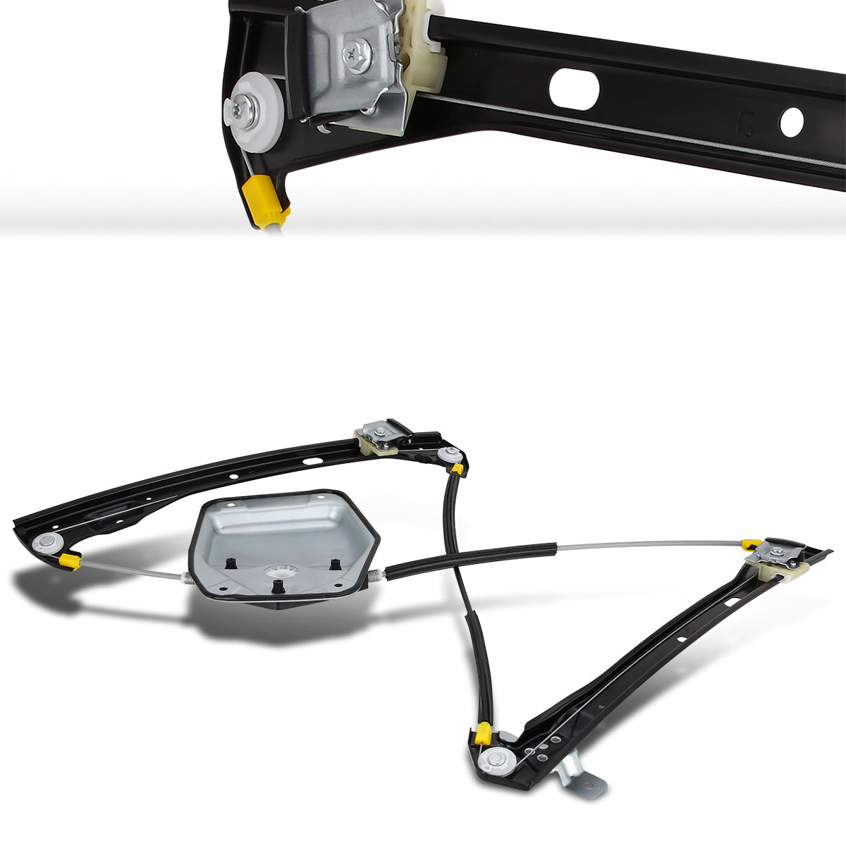 Volkswagen Golf 07-10 & GTI 07-09 4-Door Power Window Regulator - Front Left Driver Side (Without Motor) | Replacement Part for Smooth Window Operation | Perfect for DIY Auto Repair & Maintenance