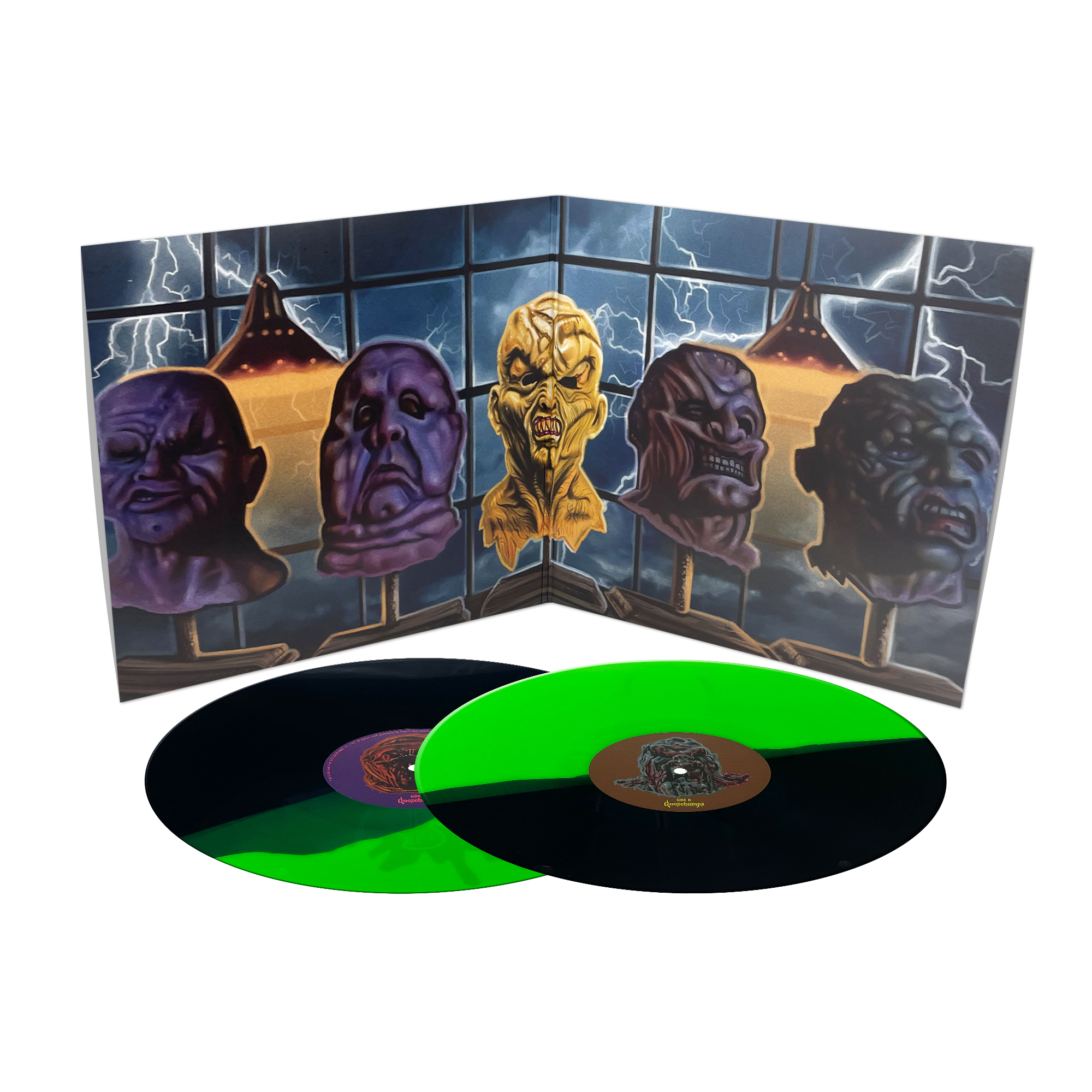 Goosebumps Original TV Soundtrack Deluxe Edition 2XLP Vinyl Record - Perfect for Horror Fans & 90s Nostalgia Collectors