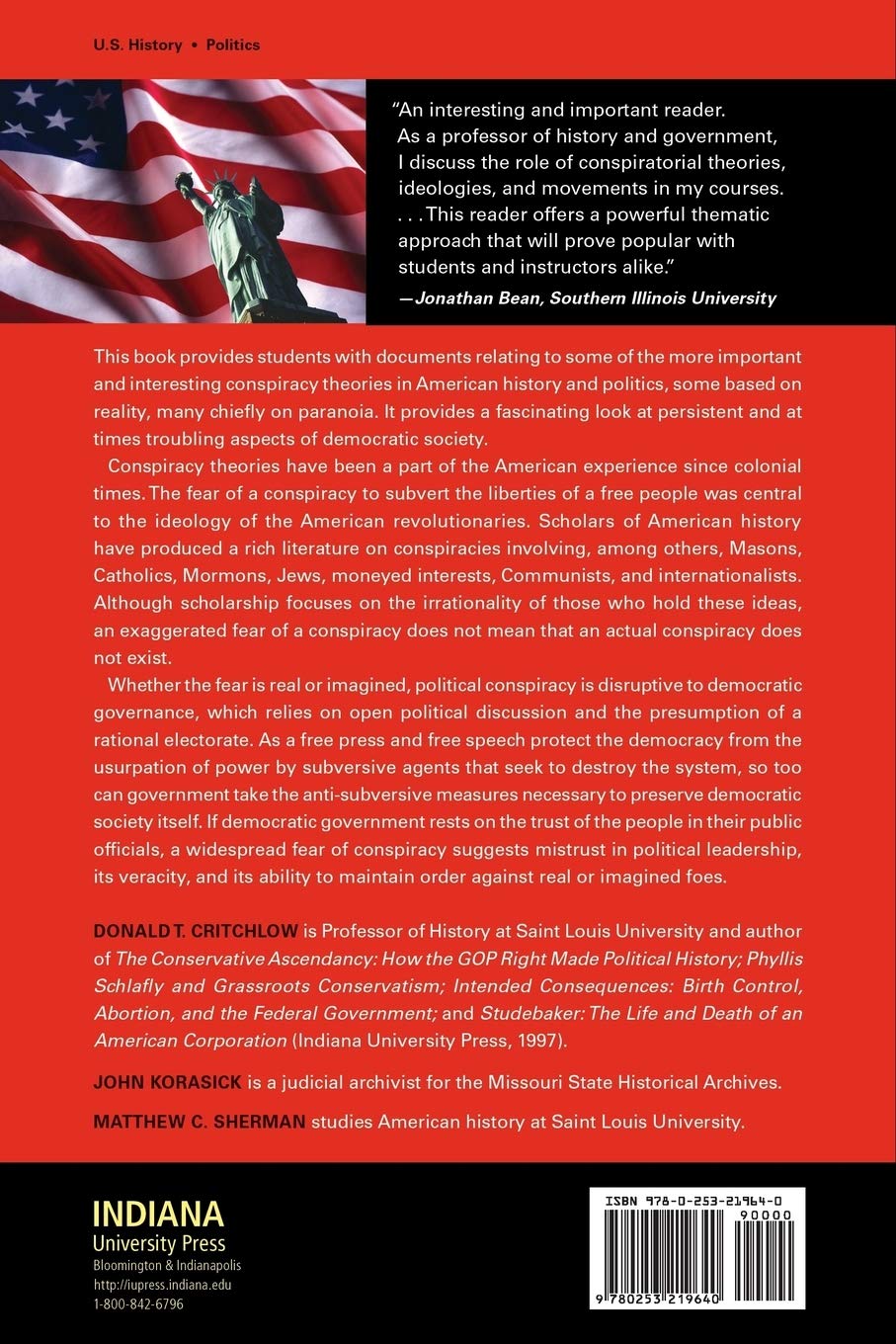 Political Conspiracies in America: History, Theories & Analysis | Must-Read for Political Science Students & Researchers | Perfect for Academic Studies & Debate Preparation