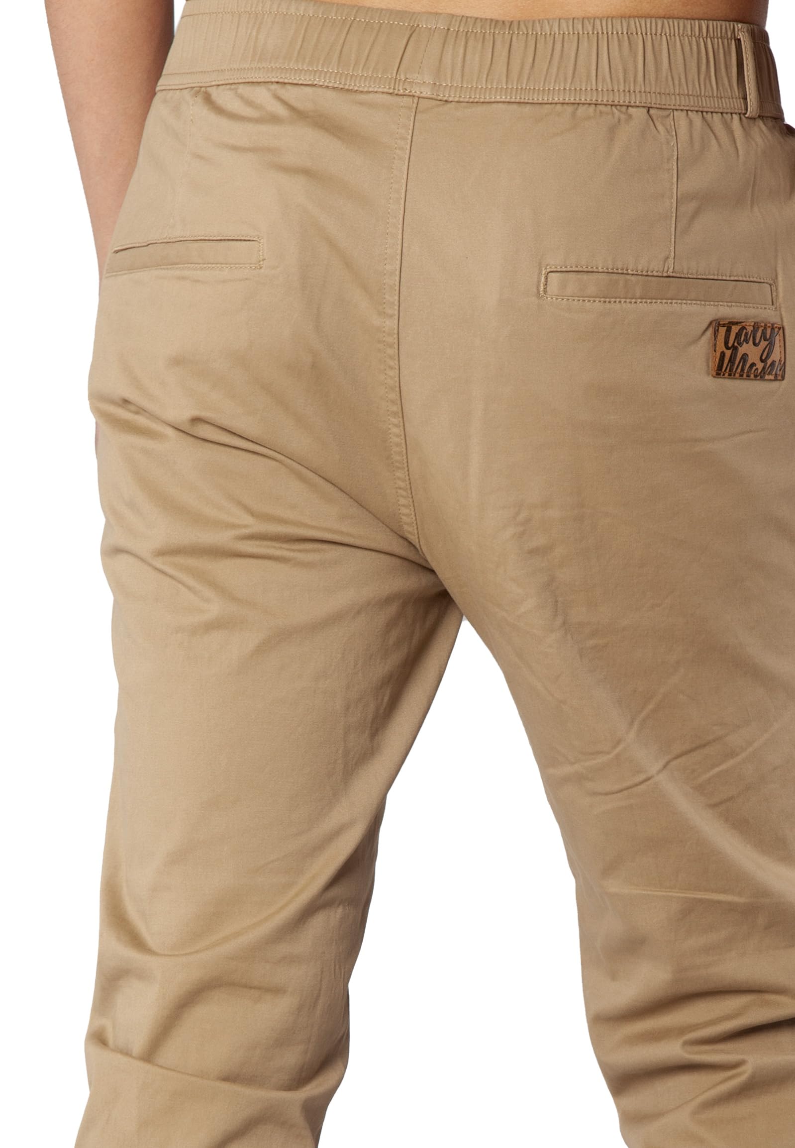 ITALYMORN Men's Joggers with Elastic Waistband & Pockets - Comfortable Twill Sweatpants for Travel, Workout, and Casual Wear | Perfect for Gym, Lounge, and Outdoor Activities