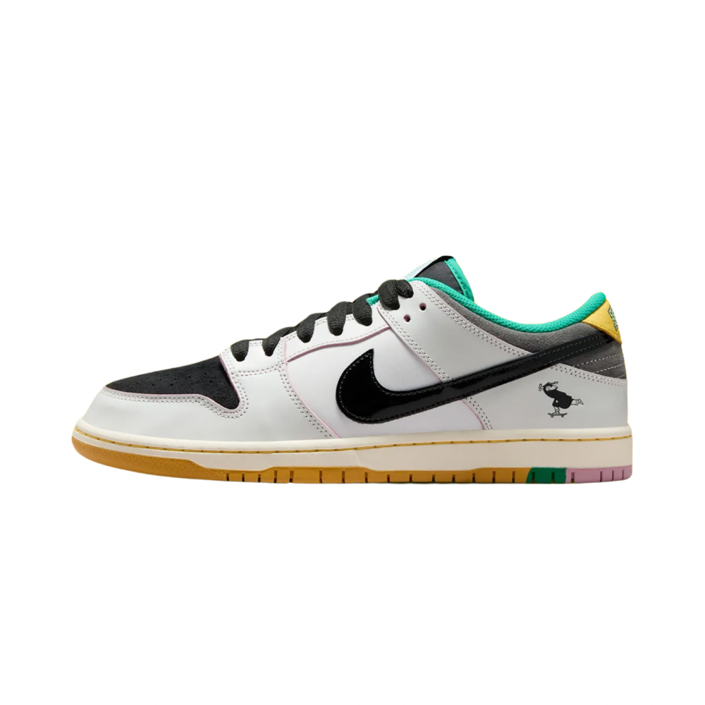 Nike SB Dunk Low CSEF Summit White Black Iron Grey Clear Emerald Bucktan Sneakers - Men's Skateboarding Shoes for Streetwear & Casual Wear