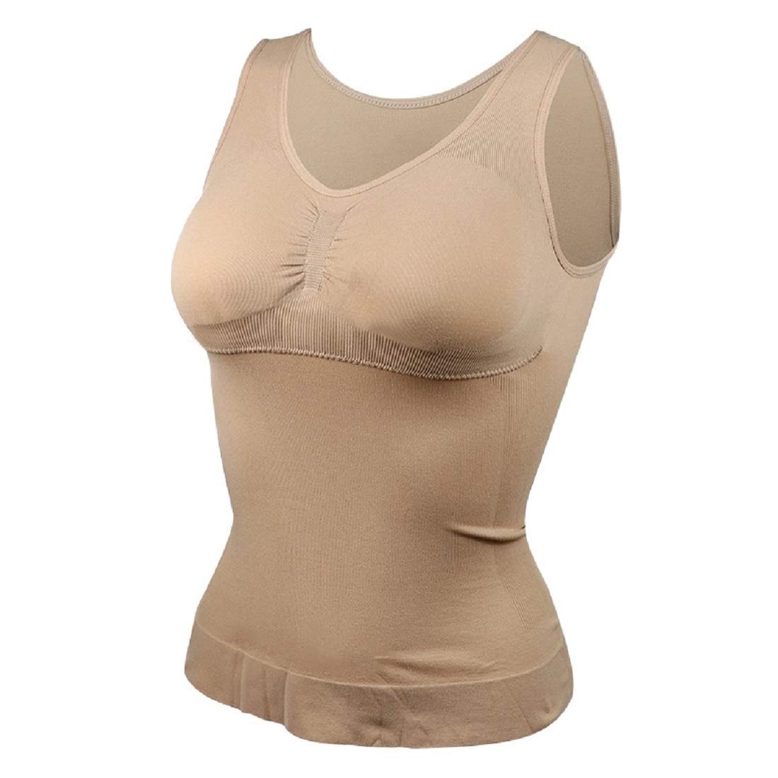 Upgrade Seamless Full Body Shaper for Women - Nylon Slimming Shapewear with Built-in Genie Bra (As Seen on TV) | Perfect for Daily Wear, Special Occasions & Postpartum Recovery
