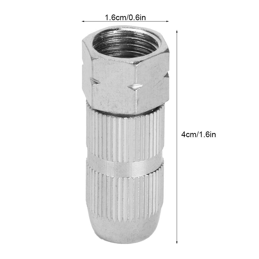 2Pcs G3/8DN10 Stainless Steel Spray Nozzle - Adjustable High Pressure Garden Sprayer for Lawn Watering, Plant Irrigation & Car Washing | Durable Atomizing Spray Head for Outdoor & Household Use
